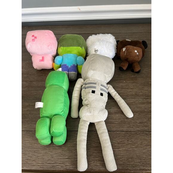Minecraft Bundle Set of 6 Plush Set - Picture 3 of 8